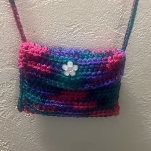 Boho Crochet Small Crossbody Bag for 👧 Girls